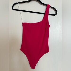 Babaton Pink One-Shoulder Women’s One Piece